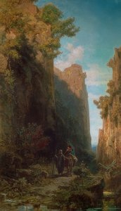 मिस्र के लिए उड़ान। 1875-1879 द्वारा कार्ल स्पिट्जवेग