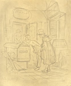 Zollvisitation I, 19 वीं सदी के मध्य के अंत में, c1924। द्वारा कार्ल स्पिट्जवेग