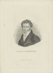 संगीतकार फ्रेडरिक कल्ब्रेनर का चित्रांकन 1785-1849, सीए 1821।