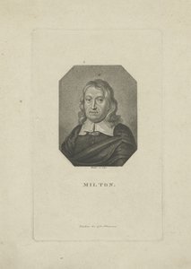 कवि जॉन मिल्टन 1608-1674, 1818-1821 को पोर्ट्रेट।