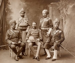 राजा के भारतीय अर्दली अधिकारी