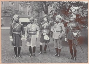 किंग के भारतीय अर्दली अधिकारी, 1911