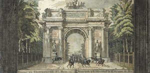 कैथरीनहोफ, 1824-1825 में त्योहार।