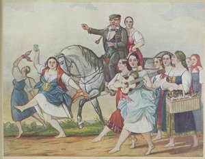 जमींदार और उसका हरम, 1830-1840 के दशक।