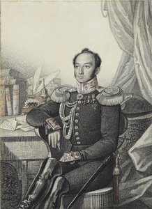अलेक्जेंडर इवानोविच जर्मन का पोर्ट्रेट, 1822।