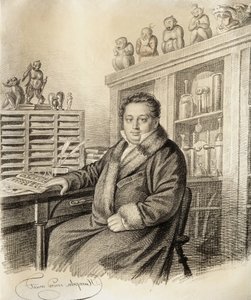1822 से पहले केनस्टैट 1786-1837 के बैरन पॉल लुडविग शिलिंग का पोर्ट्रेट।