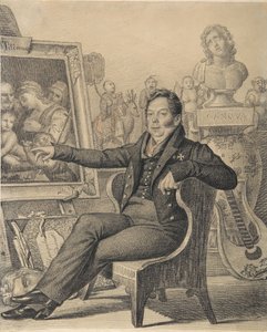 गणना निकिता इवानोविच डोंडोकोव-कोर्साकोव का पोर्ट्रेट 1776-1857, 1821।