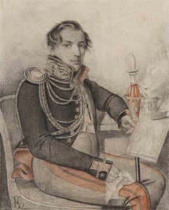 काउंट पियोट्र पेत्रोविच कोनोविनिट्स 1803-1830, प्रारंभिक 1820 का चित्र।