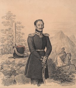 फ्योडोर अलेक्जेंड्रोविच बेकोविच-चर्कास्की की पोर्ट्रेट 1791-1833, 1822।
