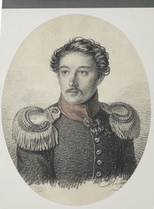 निकोले वासिलीविच खवोस्तोव का पोर्ट्रेट 1793-1837, 1822।