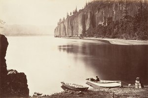 केप हॉर्न, ओरेगन, 1867, मुद्रित सीए। 1876. द्वारा कार्लटन एम्मन्स वॉटकिंस