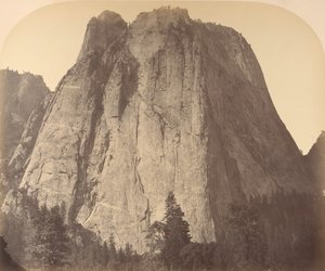 कैथेड्रल रॉक, 1861। द्वारा कार्लटन एम्मन्स वॉटकिंस