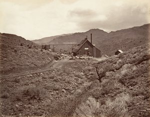 सुत्रो टनल शाफ्ट नंबर 3, 1875, मुद्रित सीए। 1876. द्वारा कार्लटन एम्मन्स वॉटकिंस