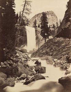 वर्नल फॉल, योसेमाइट, 1865-66, मुद्रित सीए। 1875. द्वारा कार्लटन एम्मन्स वॉटकिंस