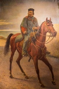 घोड़े की पीठ पर ग्यूसेप गैरीबाल्डी द्वारा कार्लो (बाद में) Ademollo