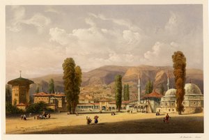 1856 में बच्छकिसराय खान्स पैलेस द्वारा कार्लो बोसोली