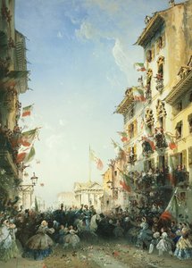 इटली में युद्ध: 1859 में ब्रेशिया में सार्डिनिया के राजा का प्रवेश द्वारा कार्लो बोसोली