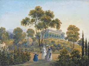 मिस्कोर का दृश्य, 1842 सीए द्वारा कार्लो बोसोली