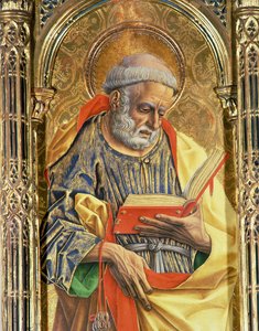 सेंट पीटर, 76636 के पैनल विस्तार पर SantEmidio polyptych, 1473 स्वभाव से विस्तार द्वारा कार्लो क्रिवेली