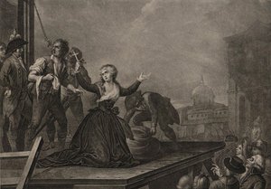 10 मई 1794 को गिलोटिन से पहले मैडम एलिजाबेथ डी फ्रांस, राजा की बहन, सी। 1795