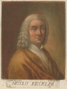निकोलो रिकसिओलिनी, 1789। द्वारा कार्लो लासिनियो