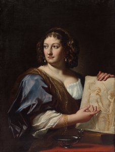 फ्रांसेस्का गोमी मराटी का चित्र, c.1701 (कैनवास पर तेल) द्वारा कार्लो मारति