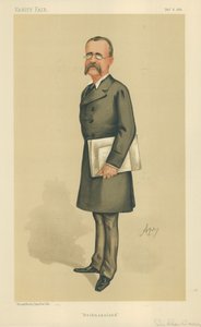मेजर-जनरल सर चार्ल्स वॉरेन, बेचुआनलैंड, 6 फरवरी 1886, वैनिटी फेयर कार्टून द्वारा कार्लो पेलेग्रिनी