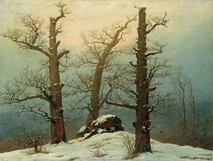 स्नो में केयर्न, 1807 द्वारा Caspar David Friedrich