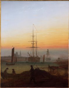 ग्रीफ़्सवाल्ड बंदरगाह द्वारा Caspar David Friedrich