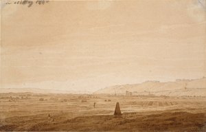 एक ओबिलिस्क के साथ लैंडस्केप, 1803 द्वारा कैस्पर डेविड फ्रेडरिक