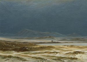 वसंत में नॉर्डिक परिदृश्य। 1825 के आसपास द्वारा Caspar David Friedrich