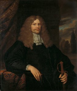 कॉर्नेलिस बैकर (1633-81) का चित्र, पार्षद, एल्डरमैन और एम्स्टर्डम मिलिशिया के कर्नल द्वारा Caspar Netscher