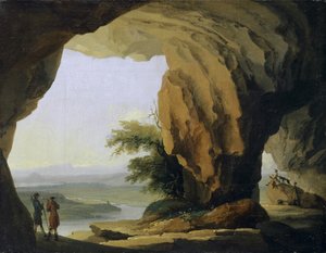 बीटस गुफा के साथ लैंडस्केप, c.1774-77