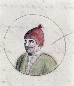 हेनरी VIII, c.1790 (कागज पर कलम और स्याही और wc)