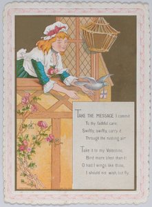 वेलेंटाइन, 1874। द्वारा कैथरीन ग्रीनवे