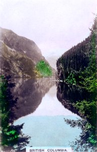 तटीय दृश्य, ब्रिटिश कोलंबिया, कनाडा, c1920s। द्वारा कैवेंडर लिमिटेड