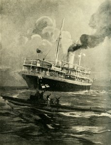 फालबा का डूबना, प्रथम विश्व युद्ध, 28 मार्च 1915, c1920।