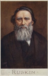 जॉन रस्किन (1819-1900), अंग्रेजी लेखक, कला समीक्षक, कलाकार और सामाजिक विचारक