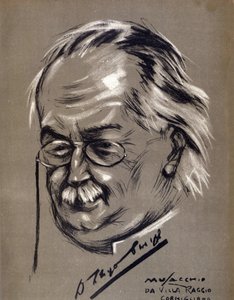 डेविड लॉयड जॉर्ज (1863-1945), ब्रिटिश राजनीतिज्ञ। सेसारे मुसाचियो द्वारा कार्टून (जन्म १८८२) द्वारा सेसारे एनीबेल मुसाचियो