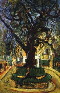 वेंस में पेड़; द ट्री ऑफ़ वेंस, 1929 द्वारा Chaim Soutine