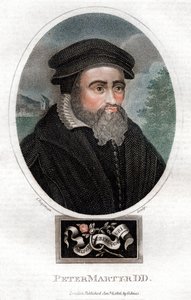 पीटरो मार्टिअर वर्मीगली 1499-1562, इतालवी धर्मशास्त्री, 1816। द्वारा चैपमैन और सह