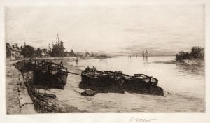 टेम्स पर मड बोट्स, 1883।