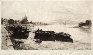टेम्स पर मड बोट्स, 1883।