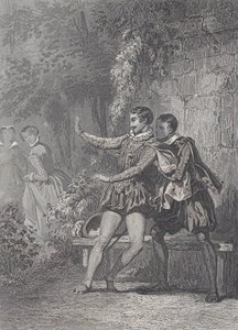द लेडी ऑफ मोनसोरो ला डेम डे मोनसोरो, 1830-73। द्वारा चार्ल्स एमी कॉलिन