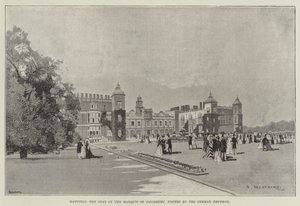 हैटफील्ड, सार्किसबरी के मार्किस की सीट, जर्मन सम्राट द्वारा दौरा किया द्वारा चार्ल्स अगस्टे लोय