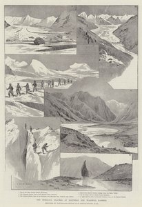 बाल्टिस्तान और वार्डवान का हिमालय ग्लेशियर, कश्मीर द्वारा चार्ल्स अगस्टे लोय