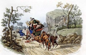 "सर्वश्रेष्ठ नियुक्त कोचों के साथ दुर्घटनाएं होंगी!", आरजी रीव (fl.1811-37) पब द्वारा उकेरा गया। थॉमस मैकलीन द्वारा द्वारा चार्ल्स बी (बाद) न्यूहाउस