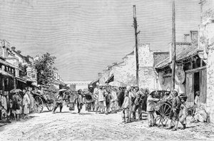 हनोई में 1884 में फ्रांसीसी रेजीडेंसी