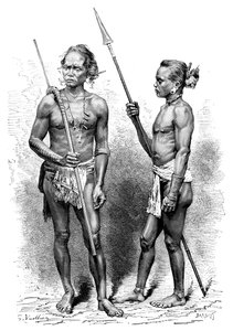 मोई लोग, इंडोनेशिया, 1895।