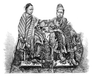 भोपाल, भारत की राजकुमारी, 1895।